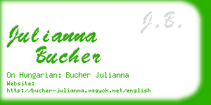 julianna bucher business card